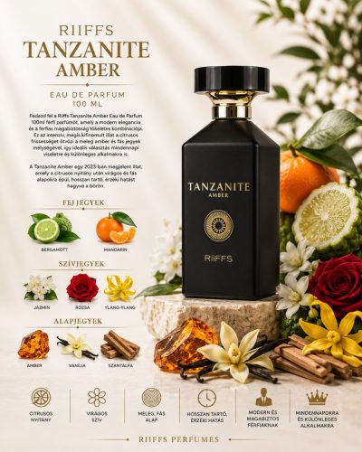 Riiffs Tanzanite Amber Eau de Parfum 100ml