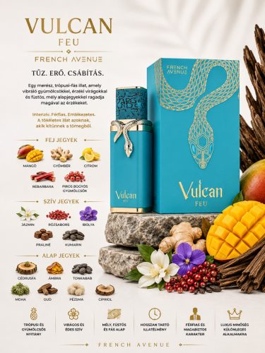French Avenue Vulcan Feu Eau de Parfum 100 ml  Unisex