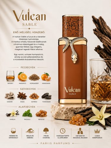 French Avenue Vulcan Sable Eau de Parfum 100 ml – Unisex