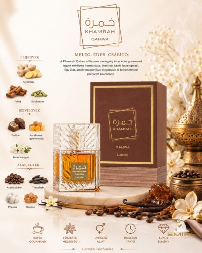Lattafa Khamrah QAHWA Eau De Parfum Unisex dekant 10 ml
