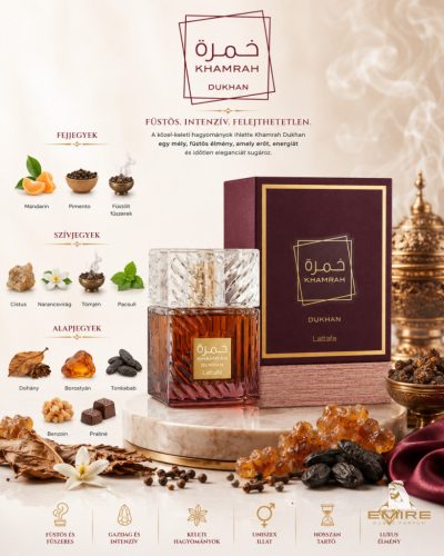 Lattafa Khamrah Dukhan Eau de Parfum Unisex dekant 10 ml