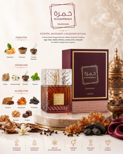 Lattafa Khamrah Dukhan Eau de Parfum – 100 ml – Unisex