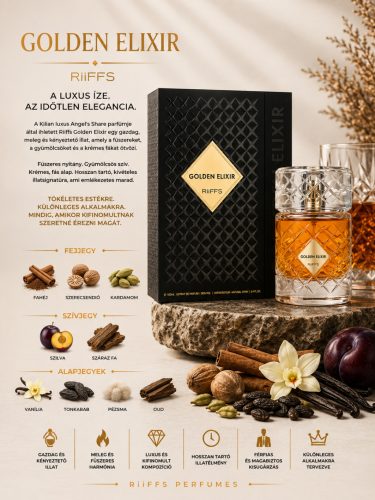 Riiffs Golden Elixir Extrait de Parfum 100 ml – Unisex