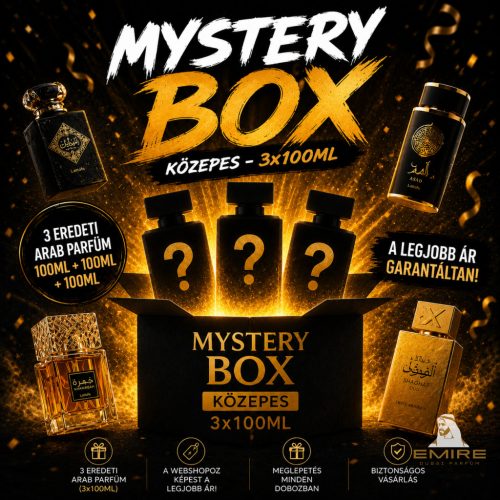 Mystery Box Közepes (3x100 ml arba parfüm) Férfi-Uniszex