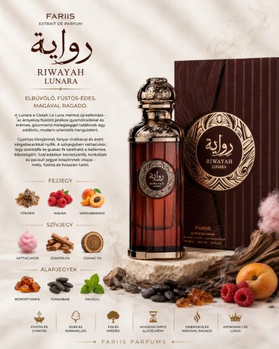 Fariis Riwayah Lunara Extrait de Parfum 100Ml Unisex 
