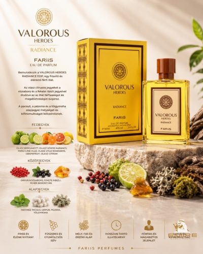 Fariis Valorous Heroes Radiance EDP dekant 10 ml