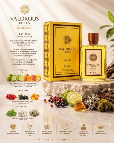 Fariis Valorous Heroes Radiance EDP 100ml